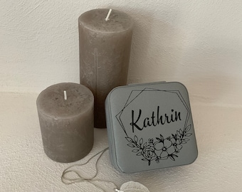 Personalized jewelry box with name