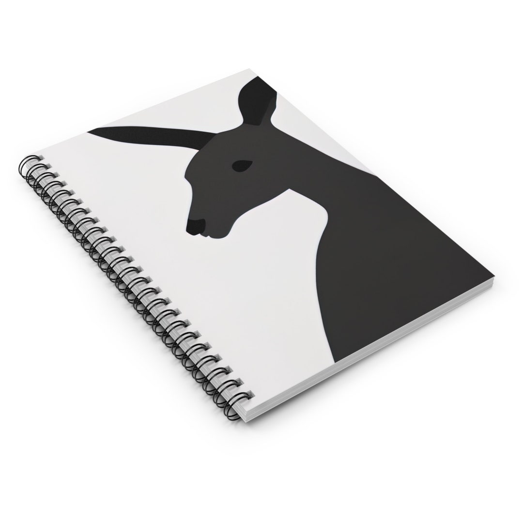 Australian Kangaroothemed Spiral Notebook A Perfect Gift for Etsy
