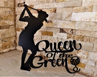 Queen of the Green, golf wall decor