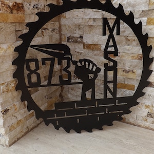 Mason, Bricklayer, Trowel, Brickmason Gift, contractor, Masonry decor, Bricklayer sign, Union sign