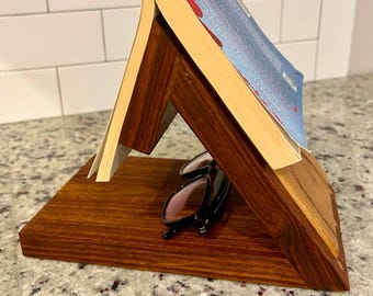 Hardwood book stands