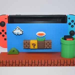 8-Bit Mario Themed Switch Dock Cover