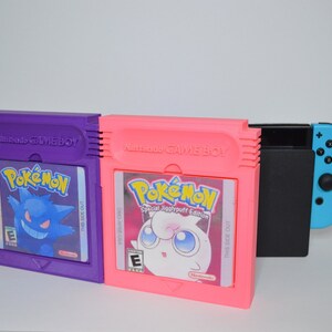 Pokemon Gameboy Cartridge Switch Dock Cover (purple Gengar and Pink ...