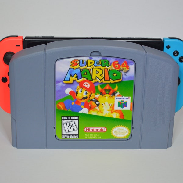 N64 Cartridge Switch Dock Cover (Super Mario 64)