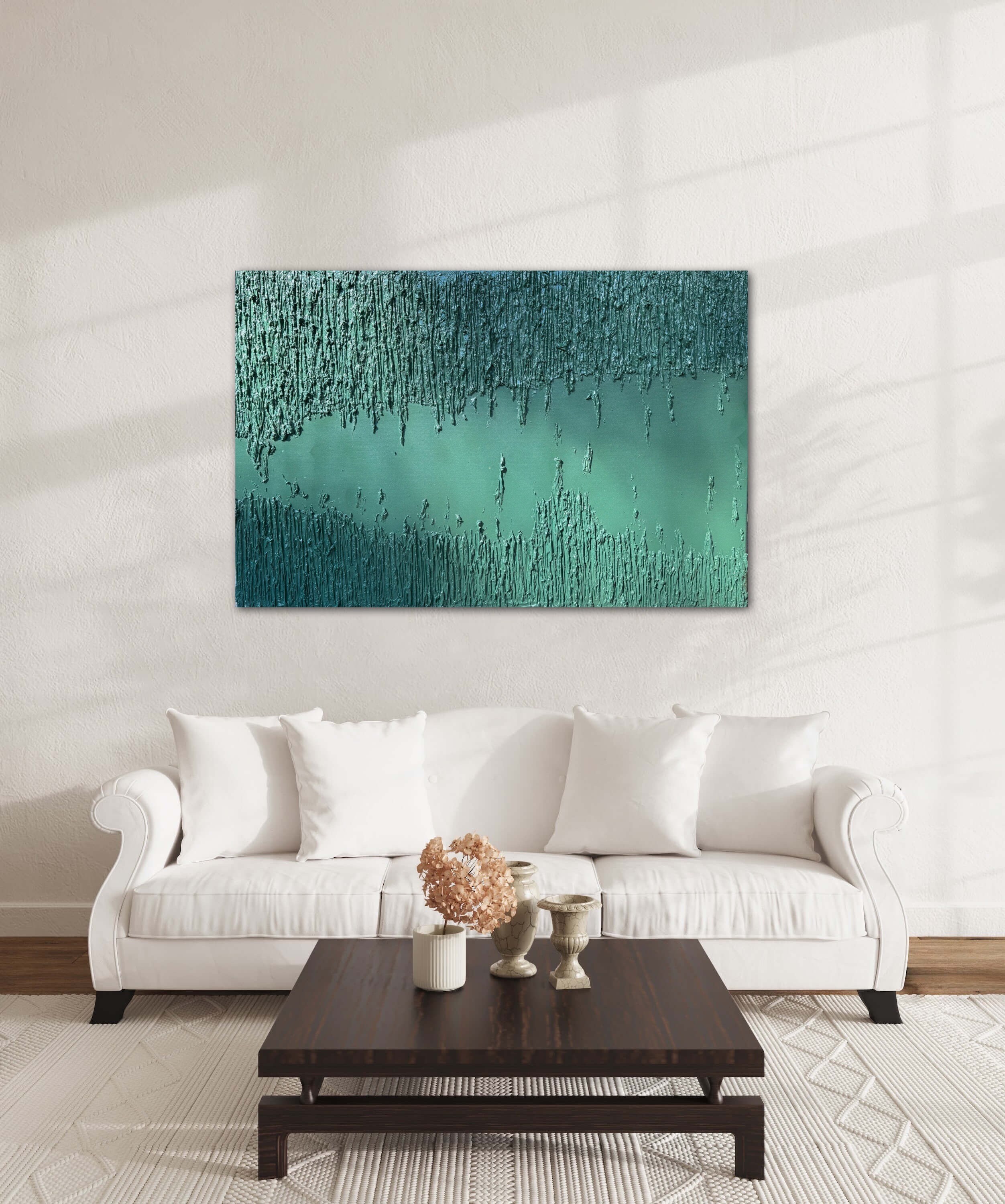 Image showcasing Textured Wall Art, Home Decor, Plaster Wall Art, Texture Art, Canvas ...