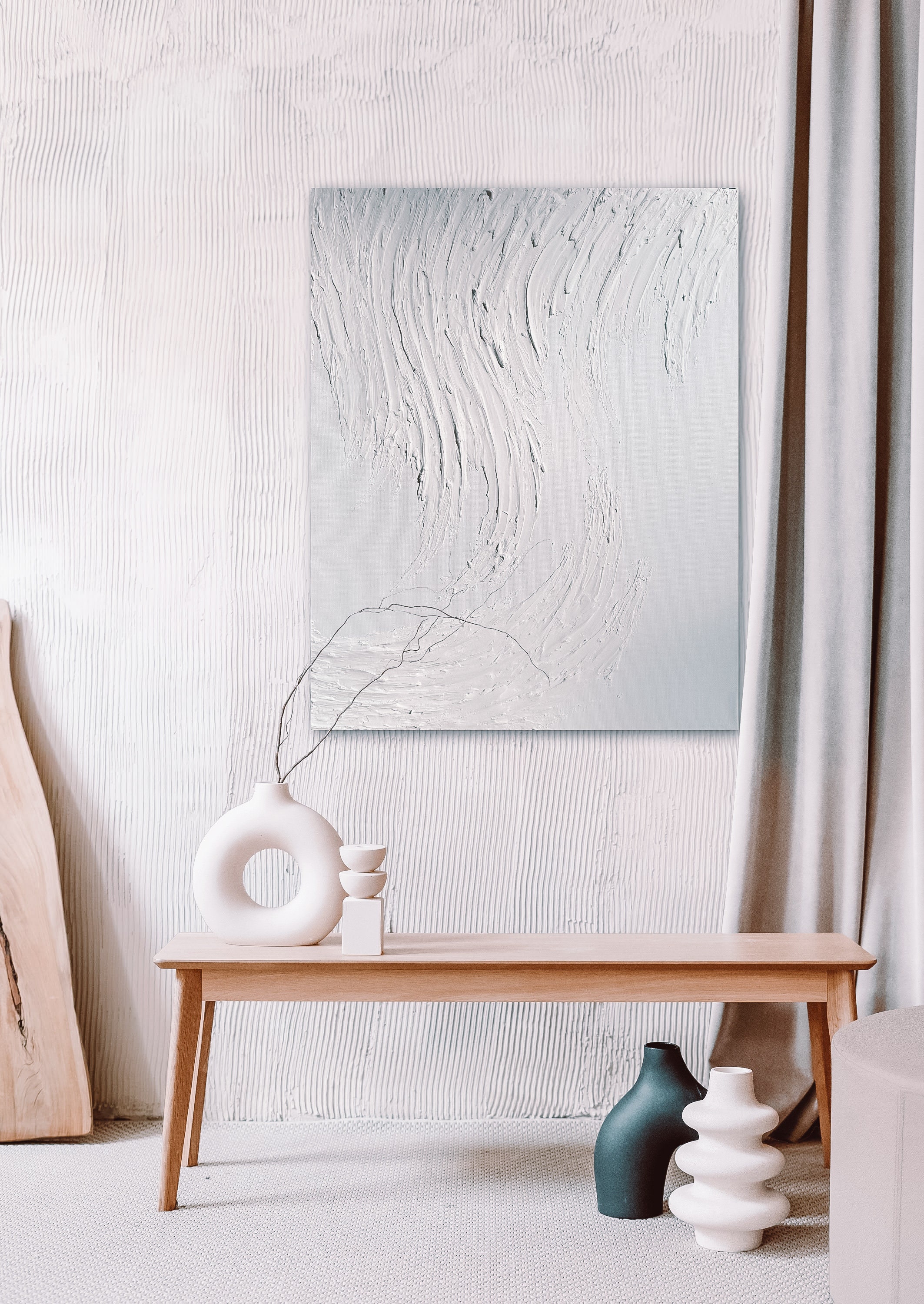 Textured Wall Art Decor, Plaster Wall Decor, Home, Wall Decor Etsy