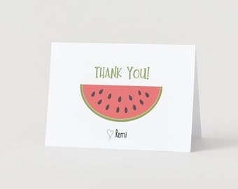 One In a Melon Thank You Cards, Watermelon Thank You Cards, Thank You Cards