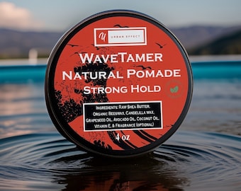 Wavetamer Natural Pomade - Medium Hold - Strong Hold  - All Natural