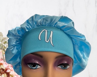Sky Blue Silky Bonnet