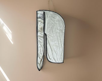 Crème aangepaste bundel met Durag en Crown-patches