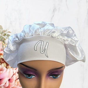 Pearl White Silky Bonnet