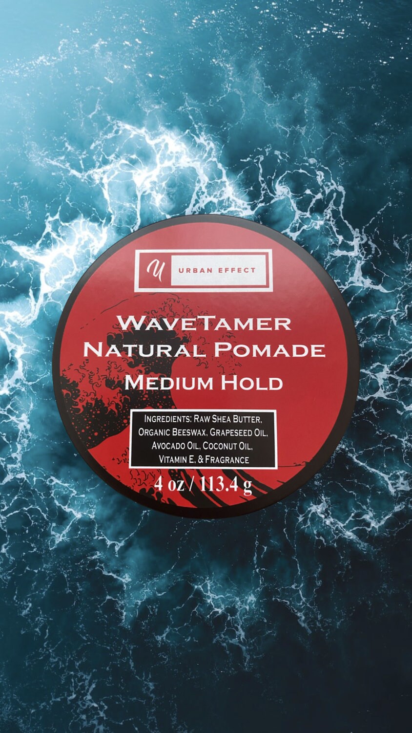 Wavetamer Natural Pomade Medium Hold Strong Hold All Natural Organic - Etsy