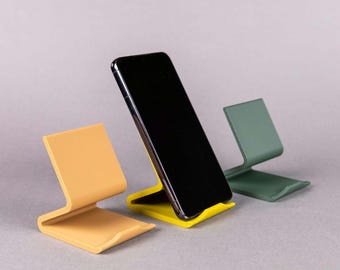 Smartphone stand, phone holder, functional phone holder, iPhone stand,  desk organizer, cell phone docking