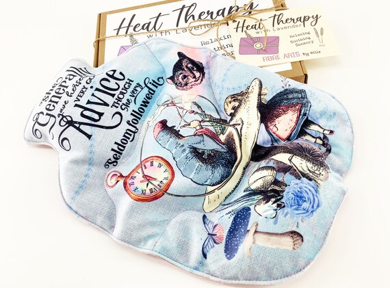 Alice in Wonderland Wheat Bag. Hot Water Bottle Shaped Heat Pack. Personalised Handcrafted Heat Therapy Gift Etsy UK