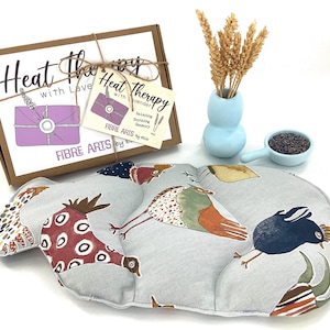 Hen Wheat Bag: Hand Crafted Hot Water Bottle Shaped Heat Pack