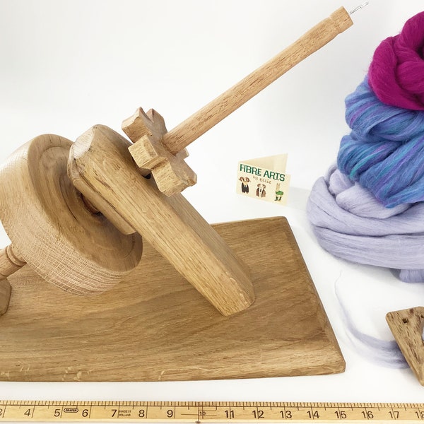 Kick Spindle in Chunky Aged Rustic English Oak