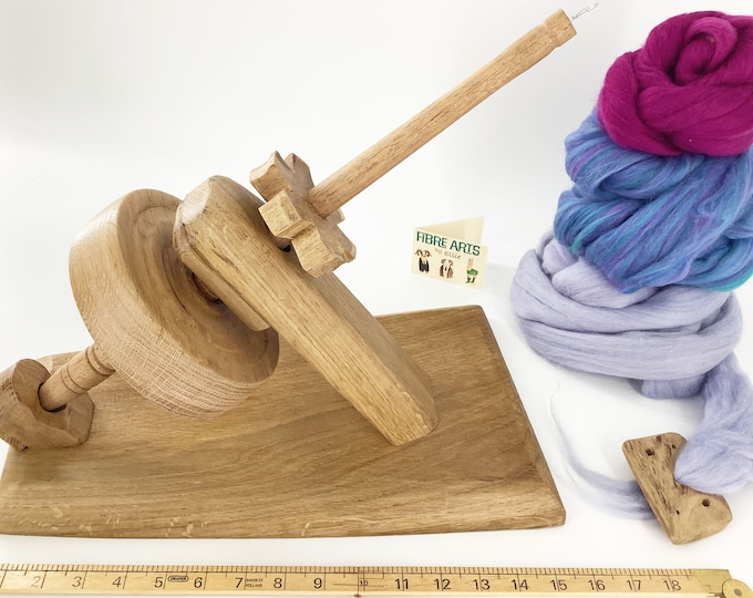 Kick Spindle in Chunky Aged Rustic English Oak - Etsy