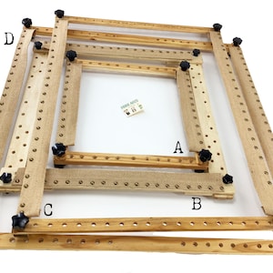 Adjustable Rug Hooking Frame, Punch Needle Frame