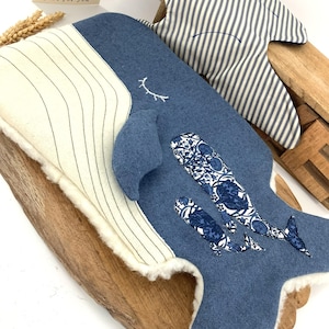 Varmvattenflaskskydd till val och mikrovågsugn med vetevärmepaket - ull med lavendeldoftande terapigåva