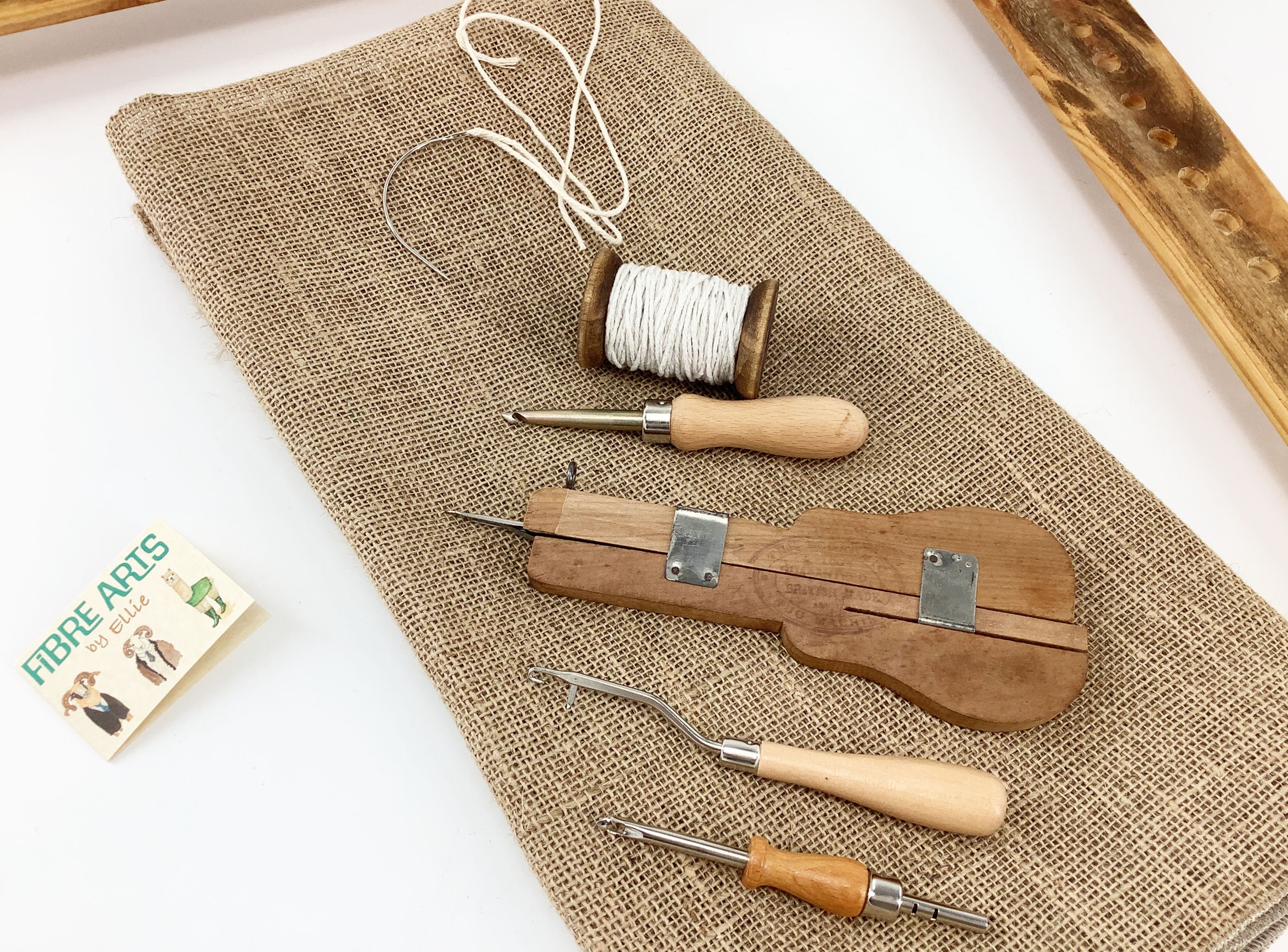 Needling Frame Large Punch Needle Frame Kit. 71cm Adjustable Traditional Rug Hooking ...