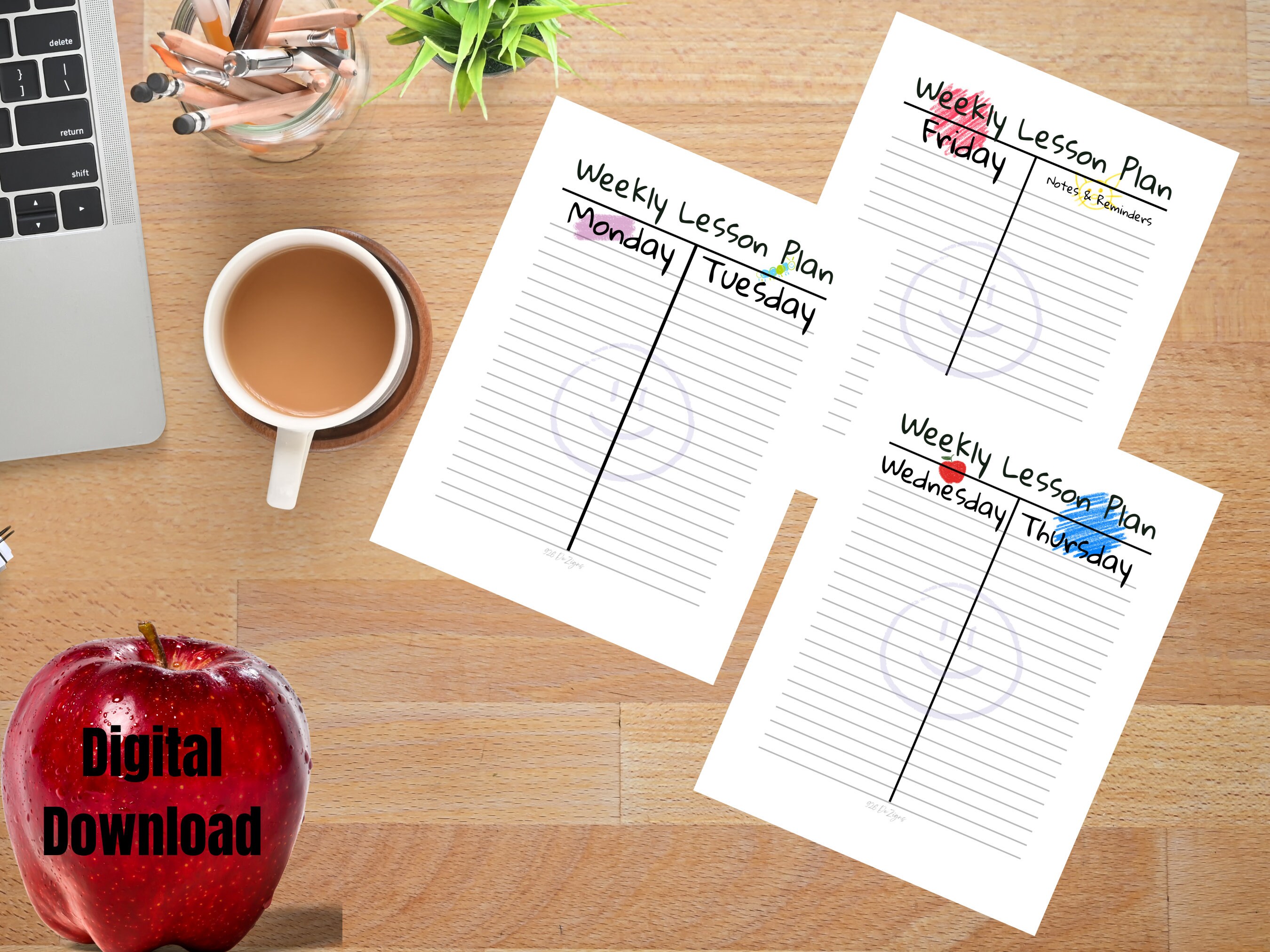 Lesson Plans-teacher Lesson Plans-lesson Plan Template-homeschool ...