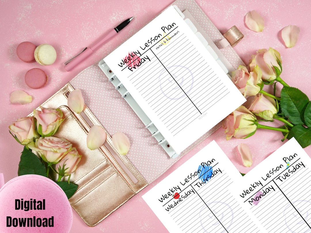 Lesson Plans-teacher Lesson Plans-lesson Plan Template-homeschool ...