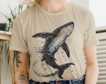 Vintage 90s Shark T-Shirt, Orca, Vintage Tee Sea, Shark Shirt for Men, Ocean Nature Shirt, Ocean Tee Shirts, Shark Week Lover Tee