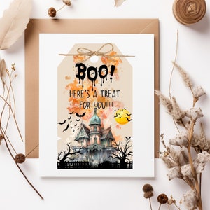 Halloween Favor Tags, Boo Favor Tags, Classroom Gift Label, Gift Basket Tag, Halloween Party Tags, Kids Halloween Tags, Printable Fall Tags