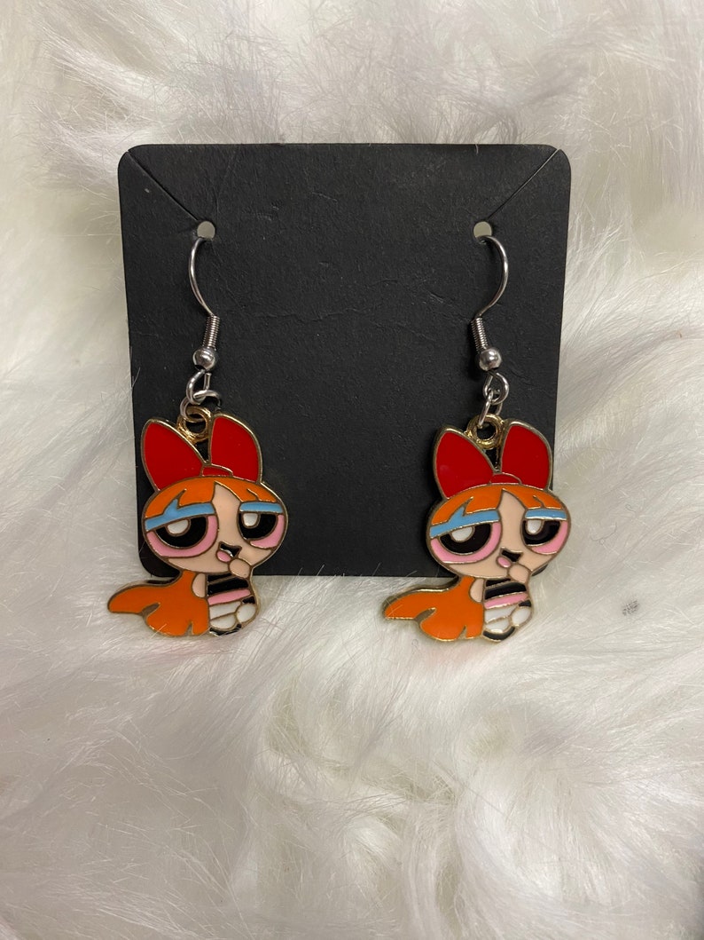 The Powerpuff Girls Earrings/90s Nostalgia Earrings Etsy