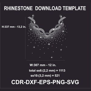 Strass Design Strass Vorlage SVG Datei Sofortiger Download, Strass Design Strass Muster, SVG Muster, Strass Design