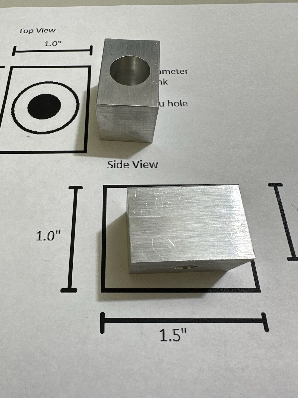 Barn Door Center Stop Block Etsy