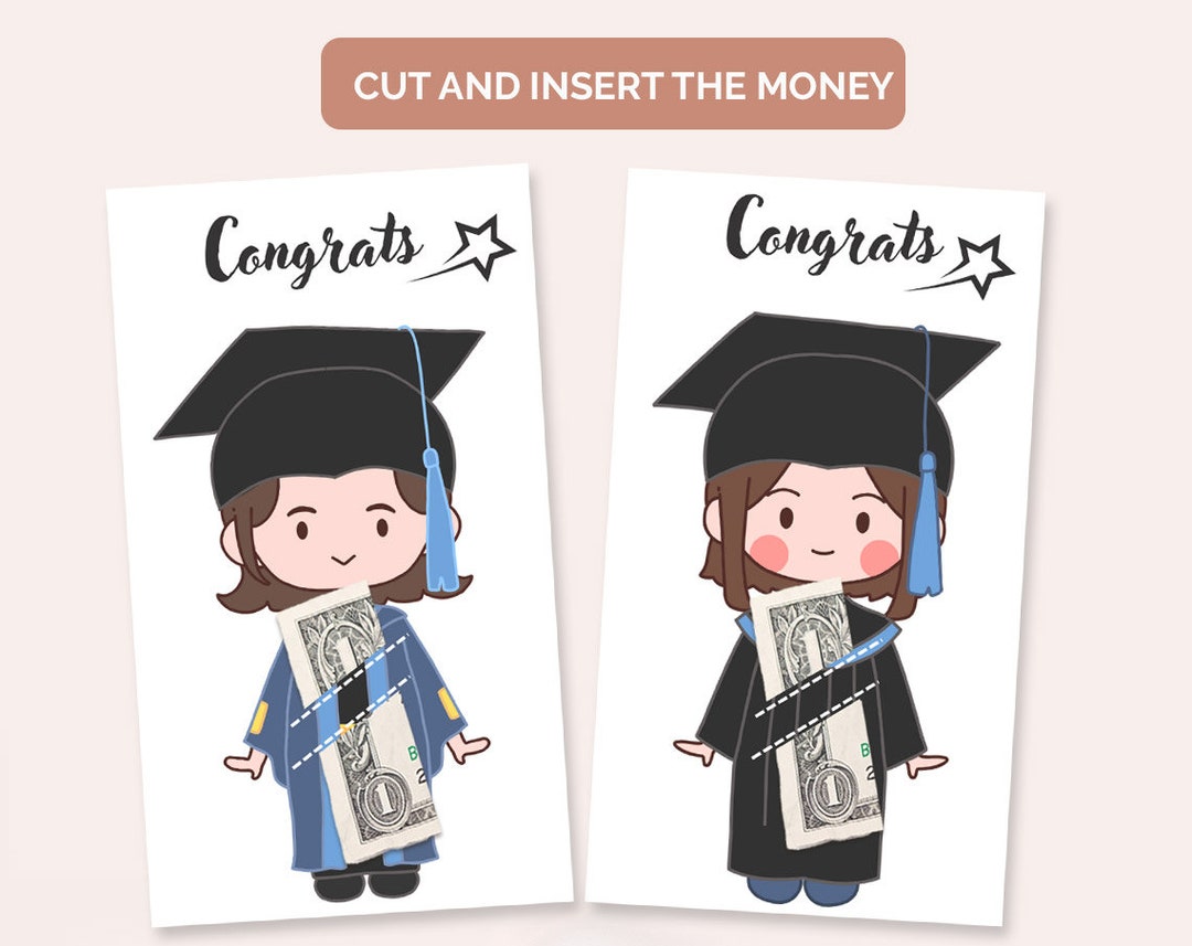 Graduation Money Card Holder, Graduation Money Gift Card, Print Then ...