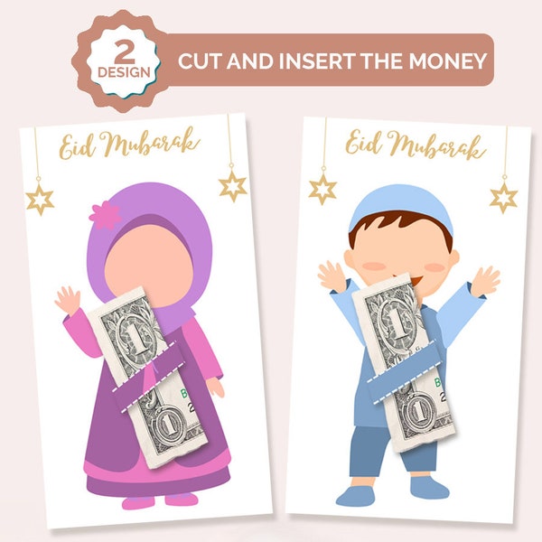 Eid Money Holder for Girls and Boys, Eid Money Cards, Eid Money Envelopes, Eid Mubarak Card, Gift Card Holder, Eidi Mubarak Party Favors