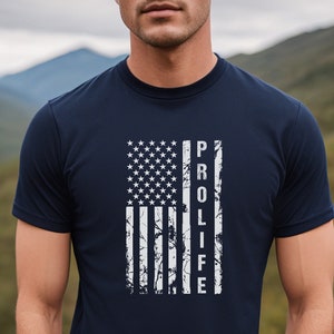 Pro-Life Conservative Men&#39;s Bella & Canvas T-Shirt