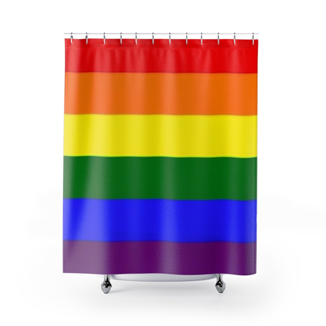 Pride Flag Shower Curtains Etsy