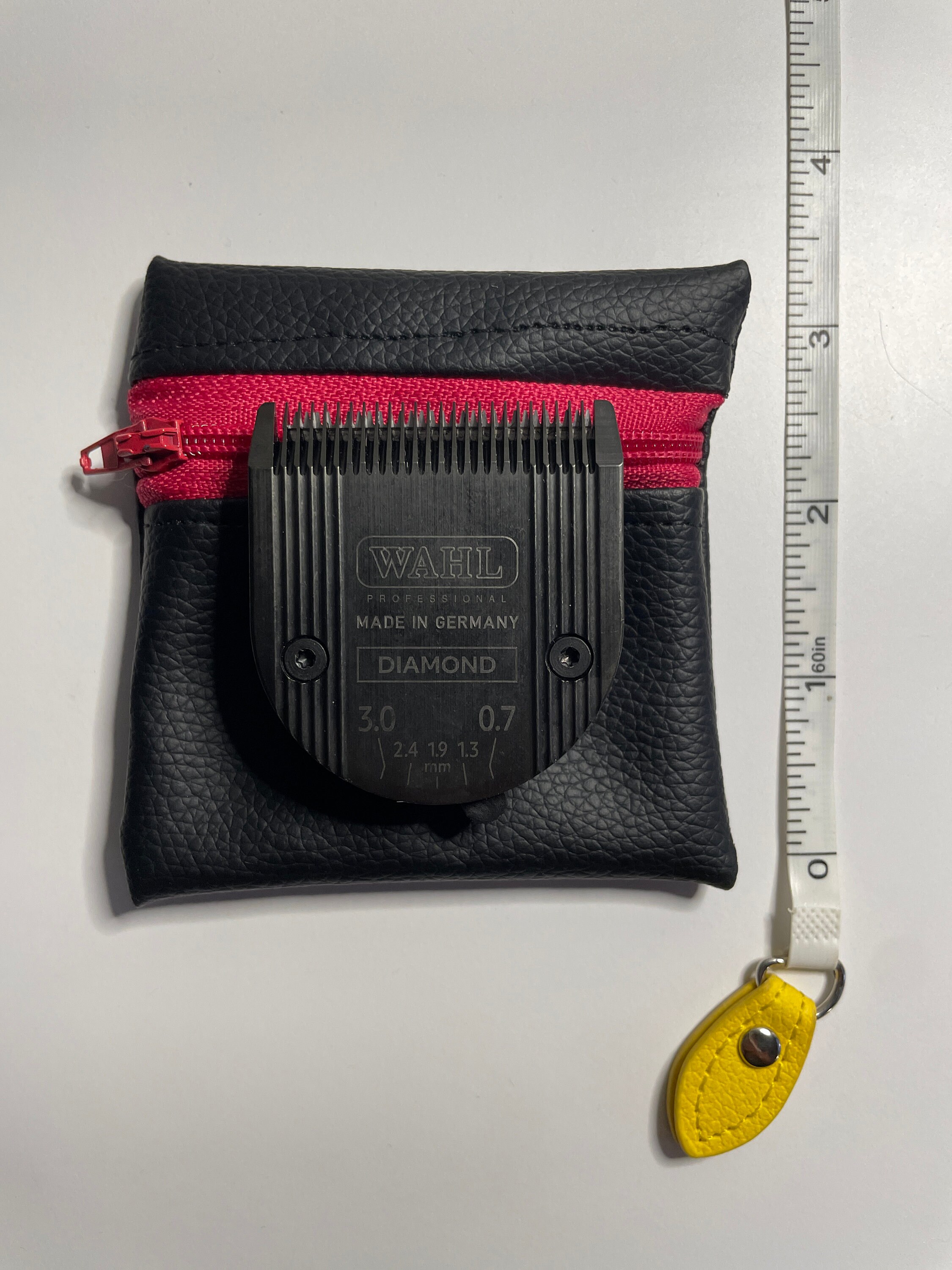 Dog Show Grooming Clipper Blade Pouch, Faux Leather Pouch, AKC Grooming Kit, Terrier Grooming