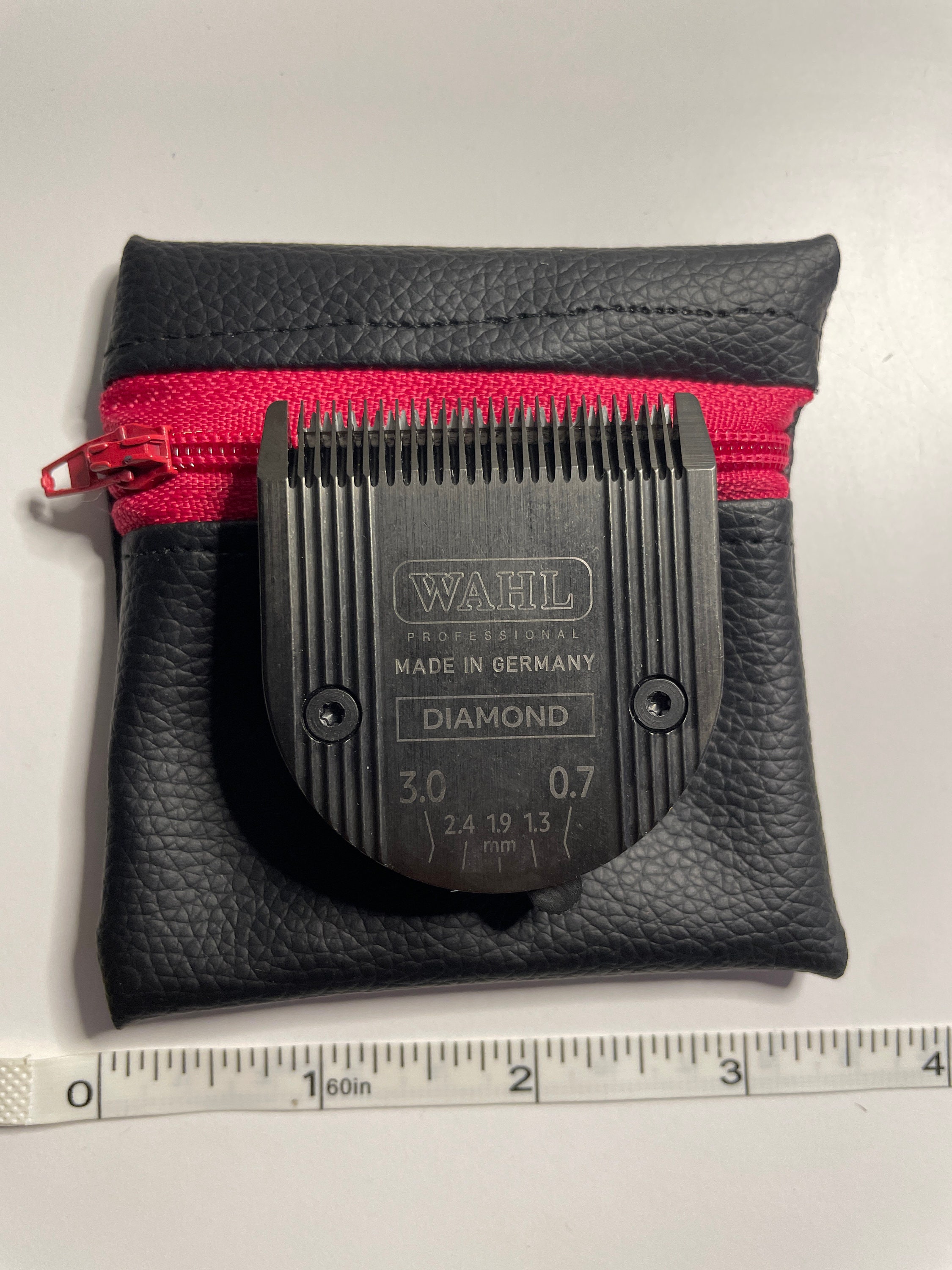 Dog Show Grooming Clipper Blade Pouch, Faux Leather Pouch, AKC Grooming Kit, Terrier Grooming