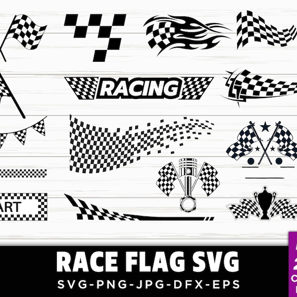 Racing Flag Svg, Race Flag svg bundle, Race Flag Clipart, Racing flag svg, Race Flag Cricut, Race Flag Vector, Start Flag Svg, Finish Flag