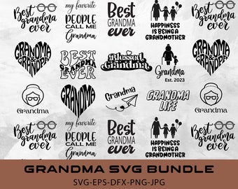 Grandma svg bundle, Grandma shirt svg, Grandma svg, Grandparents svg , Mom svg, Grandma heart svg, Mother's day svg, Retro Grandma SVG