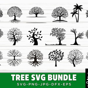 Tree svg bundle, Family Tree Svg bundle, Tree roots svg, Our Roots SVG, Family svg, Tree of Life Clipart, Tree Cut File, Tree Svg, Trees Svg