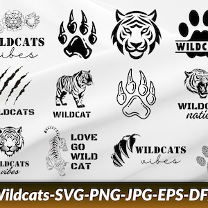 Wildcats Svg, Wildcat Svg, Wildcats, Wildcats Png, Svg Files For Cricut, Wildcats Shirt, Wildcat Png, Wildcat Basketball