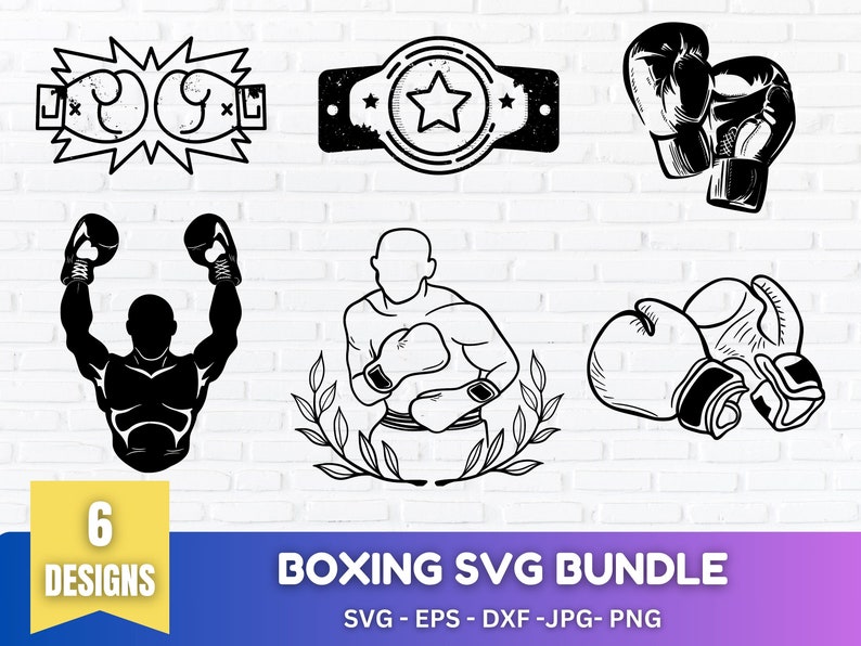 Boxing Svg Bundle, Boxer Svg, Boxer Png, Boxing Gloves Png, Boxing ...