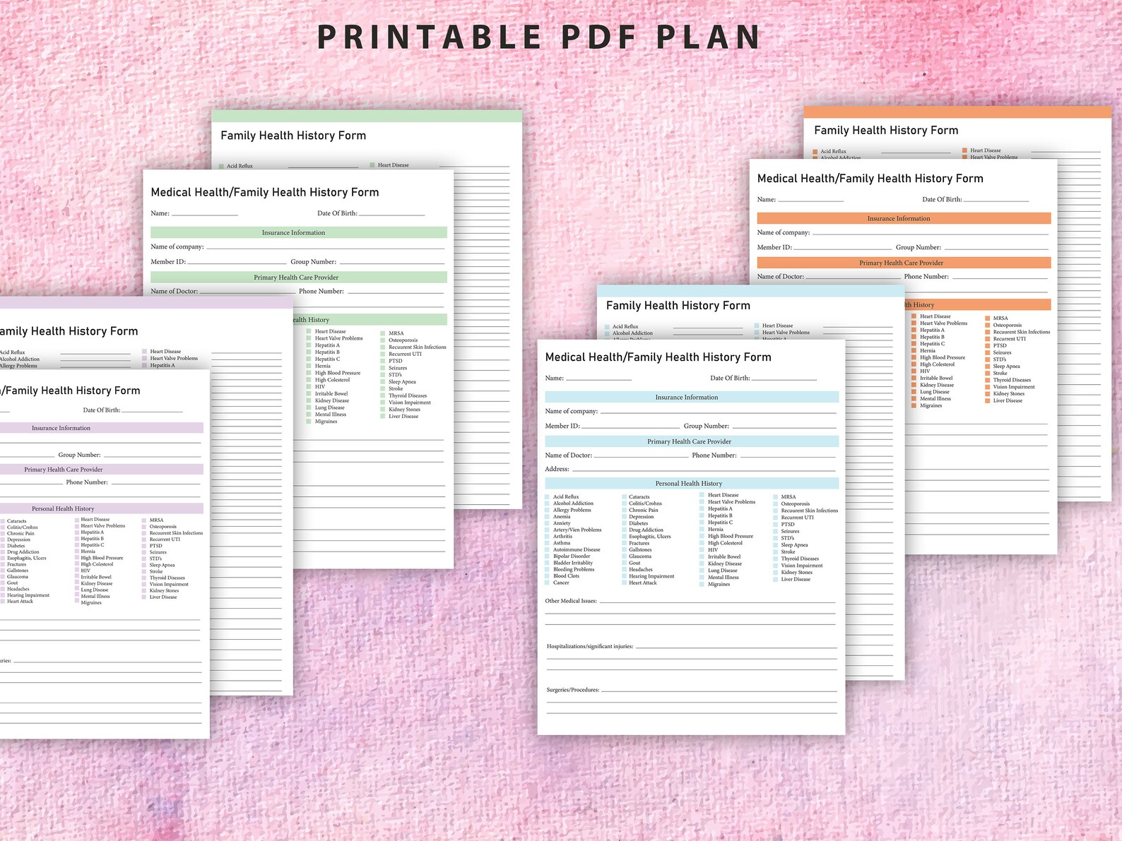 Medical Health History Form Patient Health History Medical History Medical health history form patient health history medical history