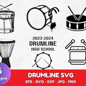 Drumline SVG Bundle, Band Tshirt Svg, Marching Band Png, Band Mom Svg, Band Dad Svg, Drumsticks, Drum set svg, Drums Clipart, Drummer Dad