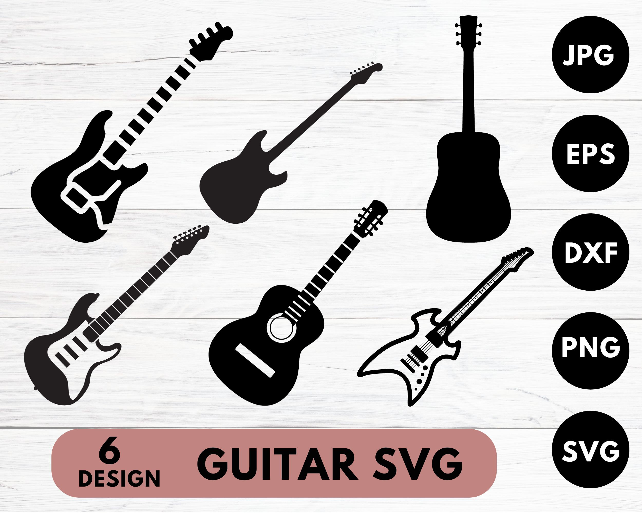 Guitar Svg Bundle, Guitar SVG, Guitar Note Svg, Music Svg Bundle