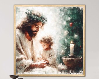 Joyous Occasion - Beautiful Spirit of Christmas Festivities and Wonder Art that Increases Connection with God the Eternal Father and His Kin