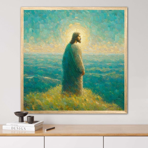 Holy Serenity - Breathtaking Scenery Art Divine Landscape Spiritual Beauty Nature Wall Decor Inspirational Gorgeous Valley Imagery