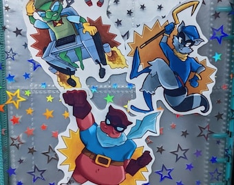 Cooper Gang GLOSSY STICKERS (Original Artwork)