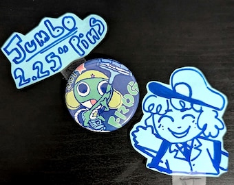 SGT Frog (Keroro Gunso) Large 2" inch Button