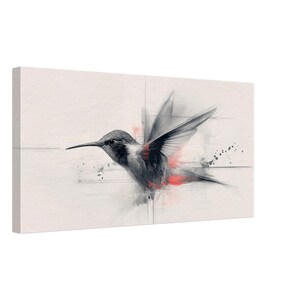 Un colibrí ligero se eleva en vuelo_003